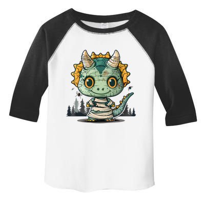 Dinosaur Halloween Triceratops As A Mummy Gift Toddler Fine Jersey T-Shirt