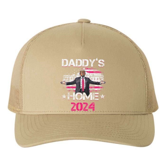 Daddys Home TrumpS Historic Return To The White House Yupoong Adult 5-Panel Trucker Hat