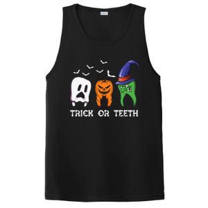 Dentist Halloween Trick Or Teeth Funny Dental Treat Cute Gift PosiCharge Competitor Tank