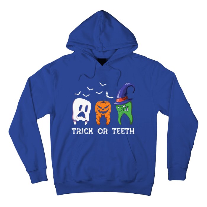 Dentist Halloween Trick Or Teeth Funny Dental Treat Cute Gift Hoodie