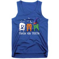 Dentist Halloween Trick Or Teeth Funny Dental Treat Cute Gift Tank Top