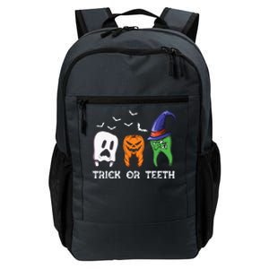 Dentist Halloween Trick Or Teeth Funny Dental Treat Cute Gift Daily Commute Backpack