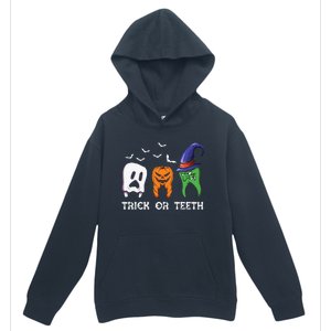 Dentist Halloween Trick Or Teeth Funny Dental Treat Cute Gift Urban Pullover Hoodie