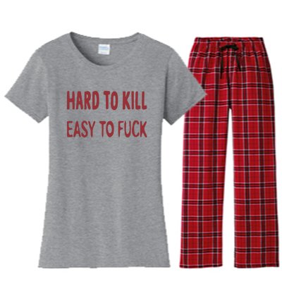 Darthpeck Hard To Kill Easy To Fuck Women's Flannel Pajama Set