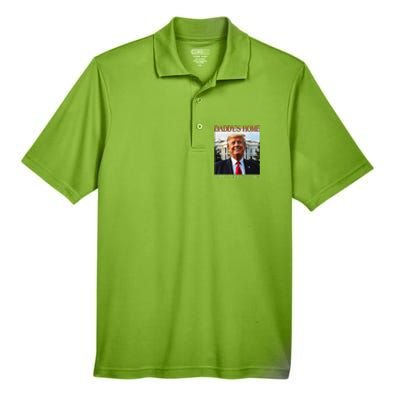 DaddyS Home Trump Take America Back Men's Origin Performance Pique Polo