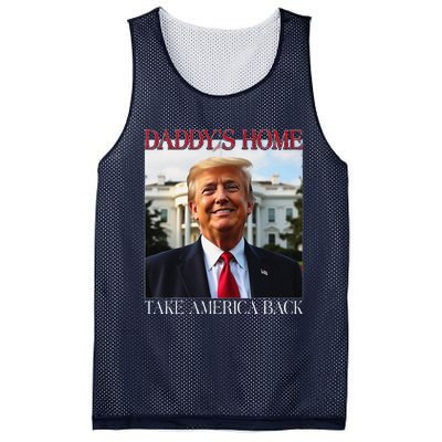 DaddyS Home Trump Take America Back Mesh Reversible Basketball Jersey Tank