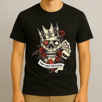 Don't Hate The Player Skull T-Shirt