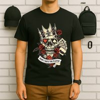 Don't Hate The Player Skull T-Shirt