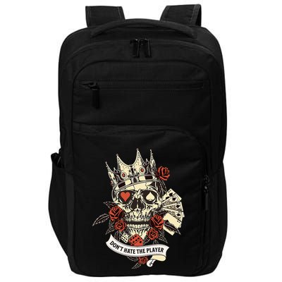 Don't Hate The Player Skull Impact Tech Backpack
