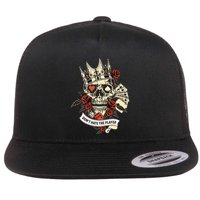 Don't Hate The Player Skull Flatbill Hat