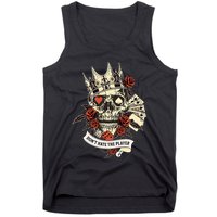 Don't Hate The Player Skull Tank Top
