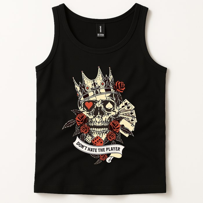 Don't Hate The Player Skull Tank Top
