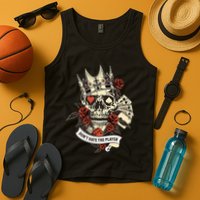 Don't Hate The Player Skull Tank Top