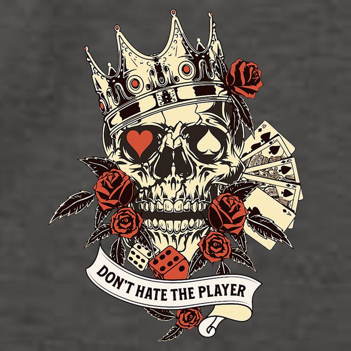 Don't Hate The Player Skull Vector Backpack