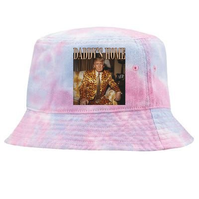 DaddyS Home Trump Gift Trump 2024 Cute Gift Tie-Dyed Bucket Hat