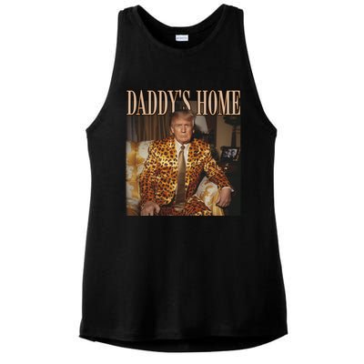 DaddyS Home Trump Funny Gift Trump 2024 Gift Ladies PosiCharge Tri-Blend Wicking Tank