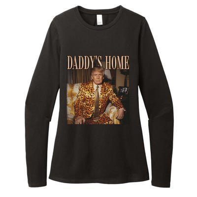 DaddyS Home Trump Funny Gift Trump 2024 Gift Womens CVC Long Sleeve Shirt