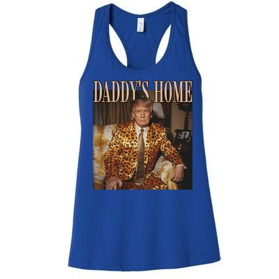 DaddyS Home Trump Funny Gift Trump 2024 Gift Women's Racerback Tank