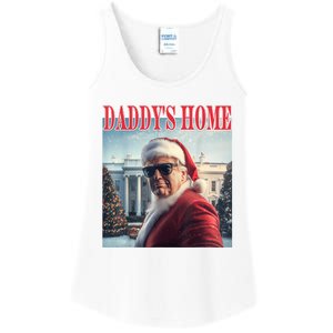 DaddyS Home Trump 2024 Won Santa Claus Christmas Ladies Essential Tank