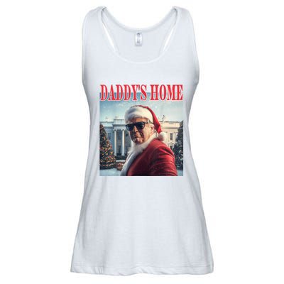 DaddyS Home Trump 2024 Won Santa Claus Christmas Ladies Essential Flowy Tank