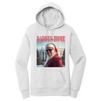 DaddyS Home Trump 2024 Won Santa Claus Christmas Women's Pullover Hoodie