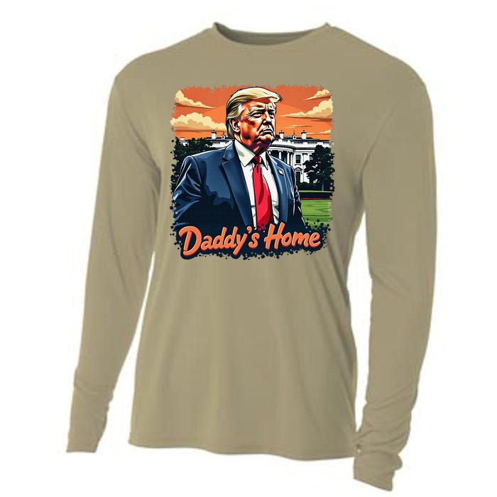 Daddys Home TrumpS Historic Return To The White House Cooling Performance Long Sleeve Crew