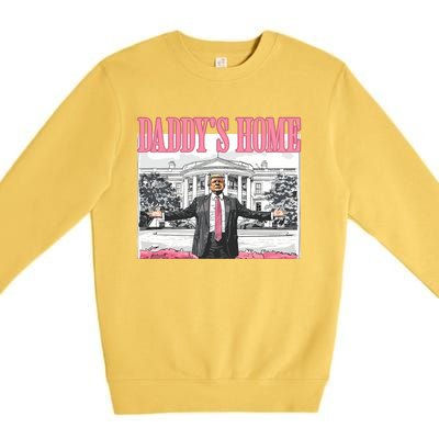 Daddys Home Trump 2024 Premium Crewneck Sweatshirt