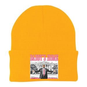 Daddys Home Trump 2024 Knit Cap Winter Beanie