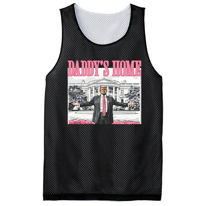 Daddys Home Trump 2024 Mesh Reversible Basketball Jersey Tank