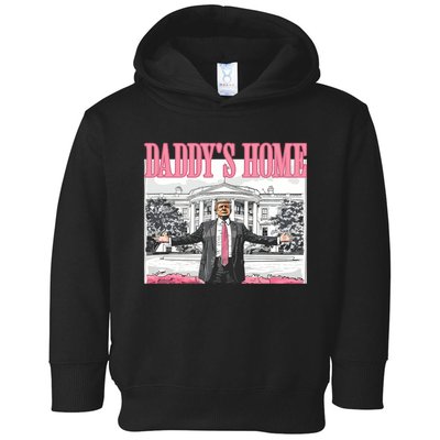 Daddys Home Trump 2024 Toddler Hoodie