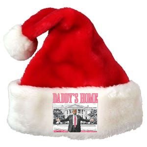 Daddys Home Trump 2024 Premium Christmas Santa Hat