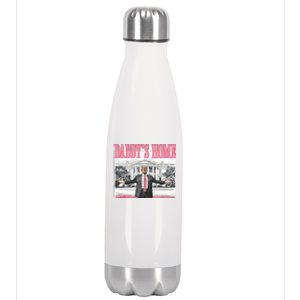 Daddys Home Trump 2024 Stainless Steel Insulated Water Bottle