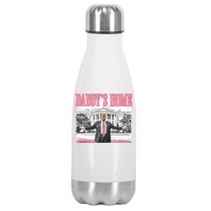 Daddys Home Trump 2024 Stainless Steel Insulated Water Bottle