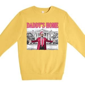 Daddys Home Trump 2024 Premium Crewneck Sweatshirt