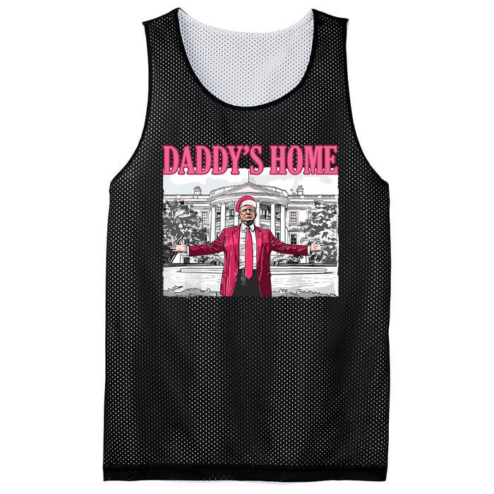 Daddys Home Trump 2024 Mesh Reversible Basketball Jersey Tank