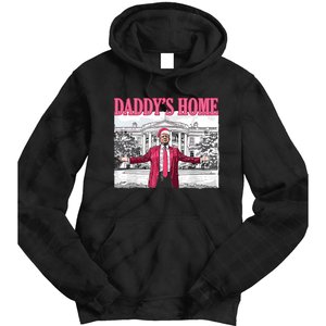 Daddys Home Trump 2024 Tie Dye Hoodie