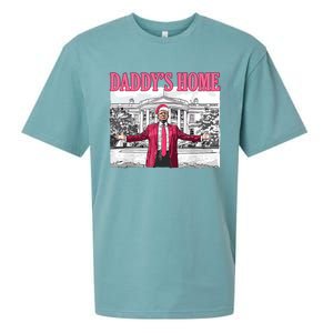 Daddys Home Trump 2024 Sueded Cloud Jersey T-Shirt