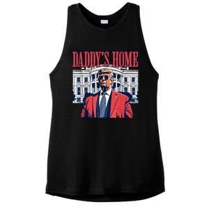 Daddys Home Trump 2024 Ladies PosiCharge Tri-Blend Wicking Tank