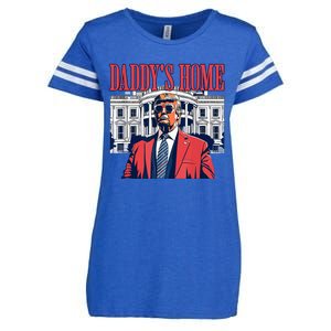 Daddys Home Trump 2024 Enza Ladies Jersey Football T-Shirt