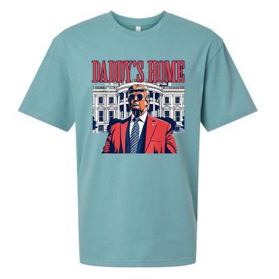 Daddys Home Trump 2024 Sueded Cloud Jersey T-Shirt