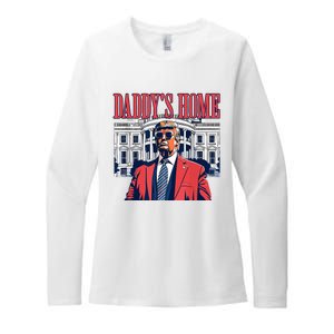 Daddys Home Trump 2024 Womens CVC Long Sleeve Shirt