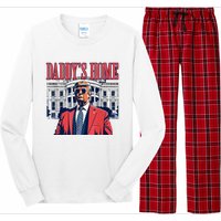 Daddys Home Trump 2024 Long Sleeve Pajama Set