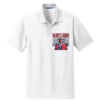 Daddys Home Trump 2024 Dry Zone Grid Polo