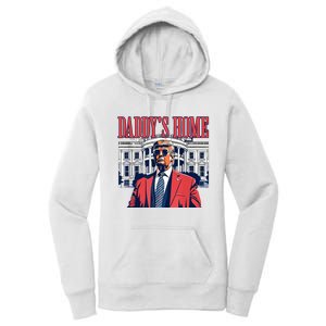 Daddys Home Trump 2024 Women's Pullover Hoodie