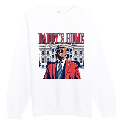 Daddys Home Trump 2024 Premium Crewneck Sweatshirt