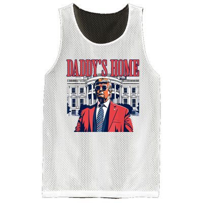 Daddys Home Trump 2024 Mesh Reversible Basketball Jersey Tank