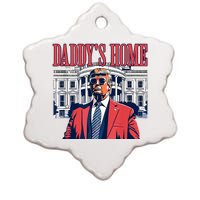 Daddys Home Trump 2024 Ceramic Star Ornament