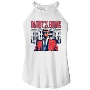 Daddys Home Trump 2024 Women's Perfect Tri Rocker Tank