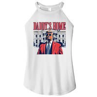 Daddys Home Trump 2024 Women's Perfect Tri Rocker Tank