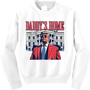 Daddys Home Trump 2024 Kids Sweatshirt